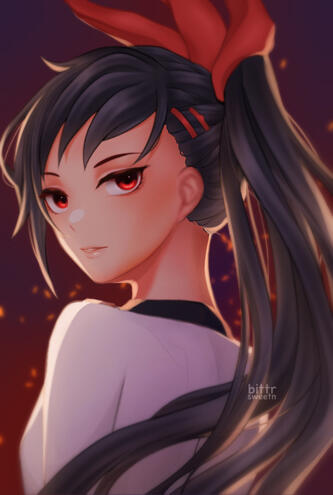 fully rendered half-body