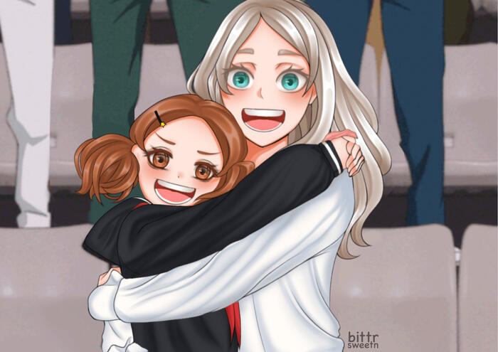 fully rendered half-body